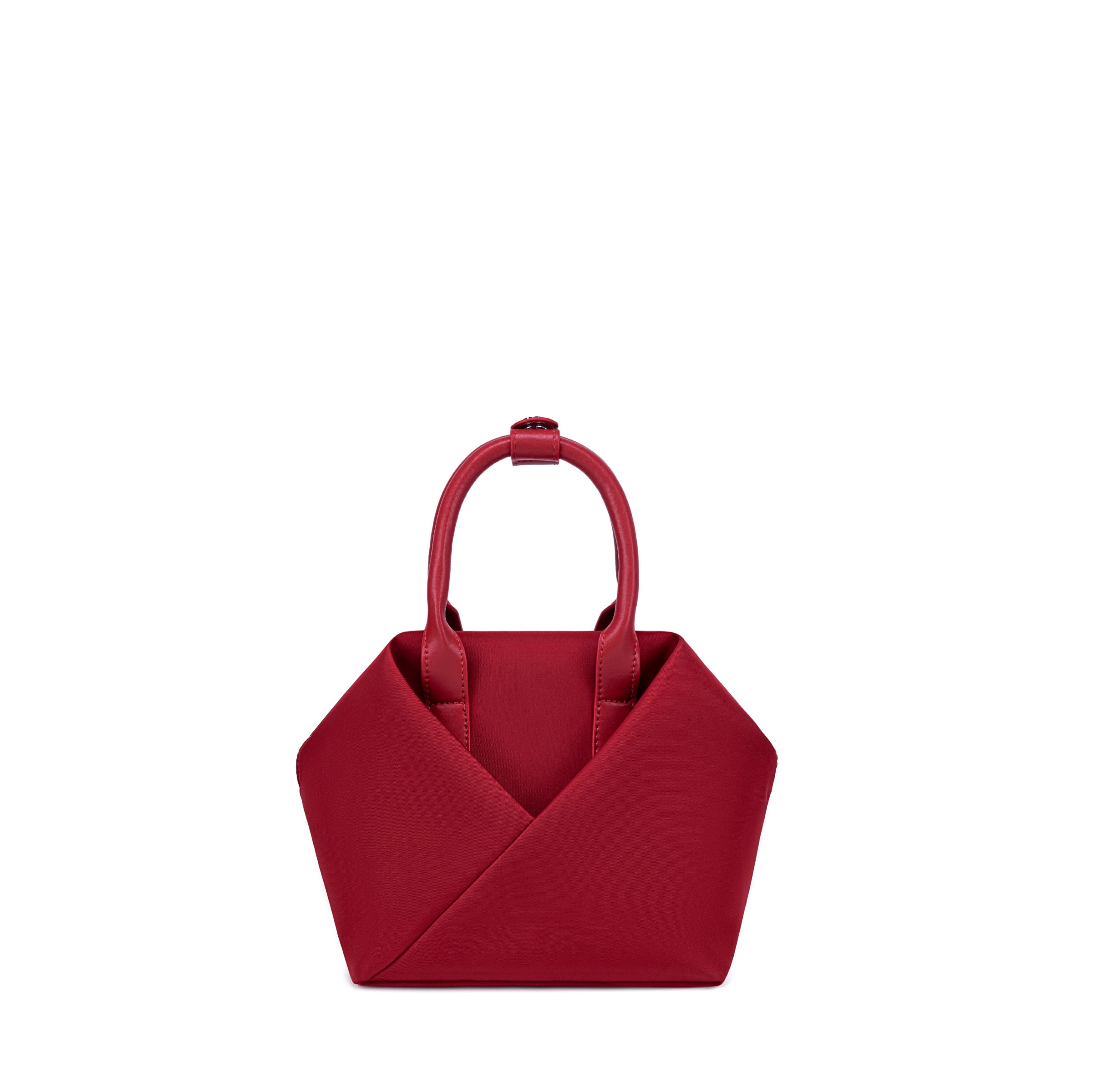 Lux & Nyx Small Origami Crossbody & Handbag Tote Ultra Matte - Crimson Red - Tote Handbag Mode