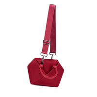 Lux & Nyx Small Origami Crossbody & Handbag Tote Ultra Matte - Crimson Red - Tote Crossbody Mode