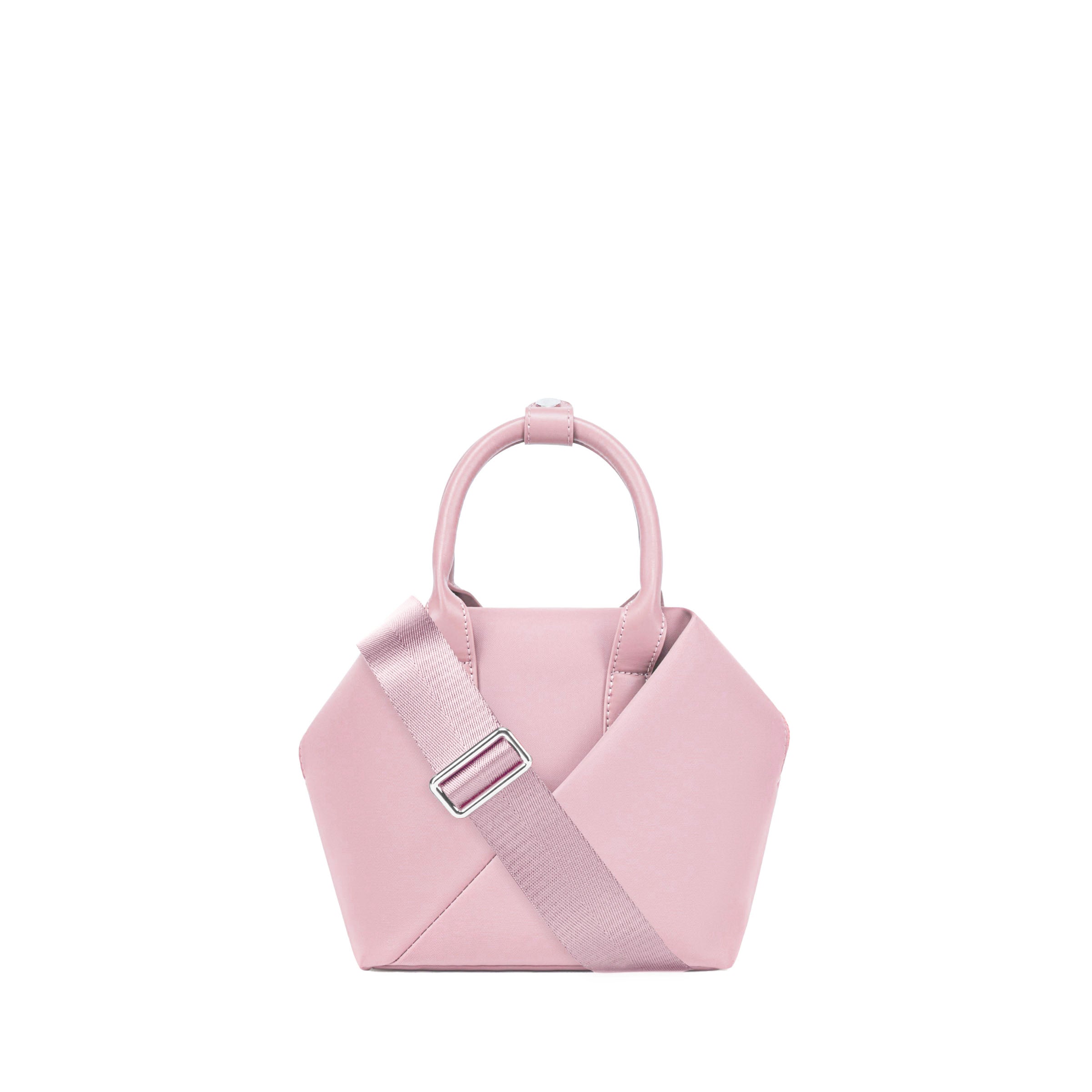 Lux & Nyx Small Origami Crossbody & Handbag Tote Ultra Matte - Hopeful Pink - Tote With Detachable Crossbody Strap, Handbag Mode