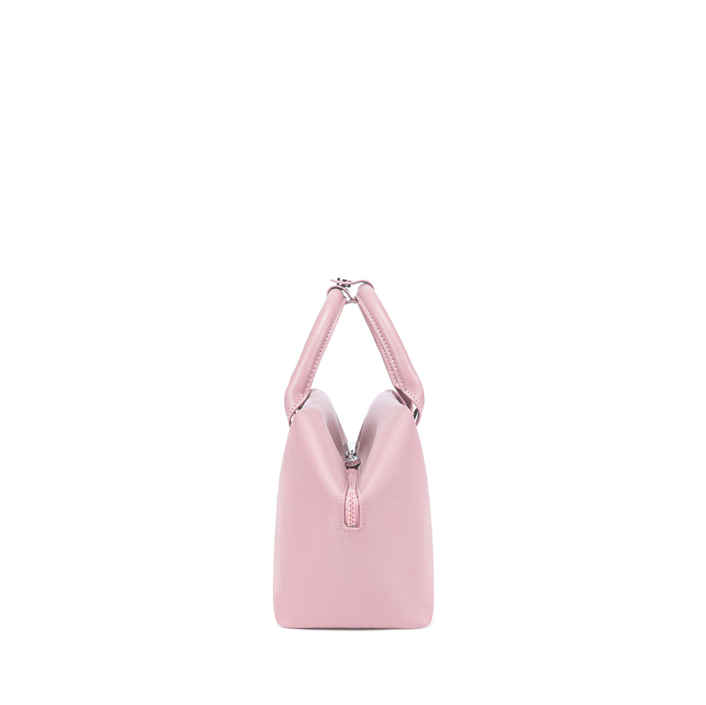 Lux & Nyx Small Origami Crossbody & Handbag Tote Ultra Matte - Hopeful Pink - Side View, Handbag Mode