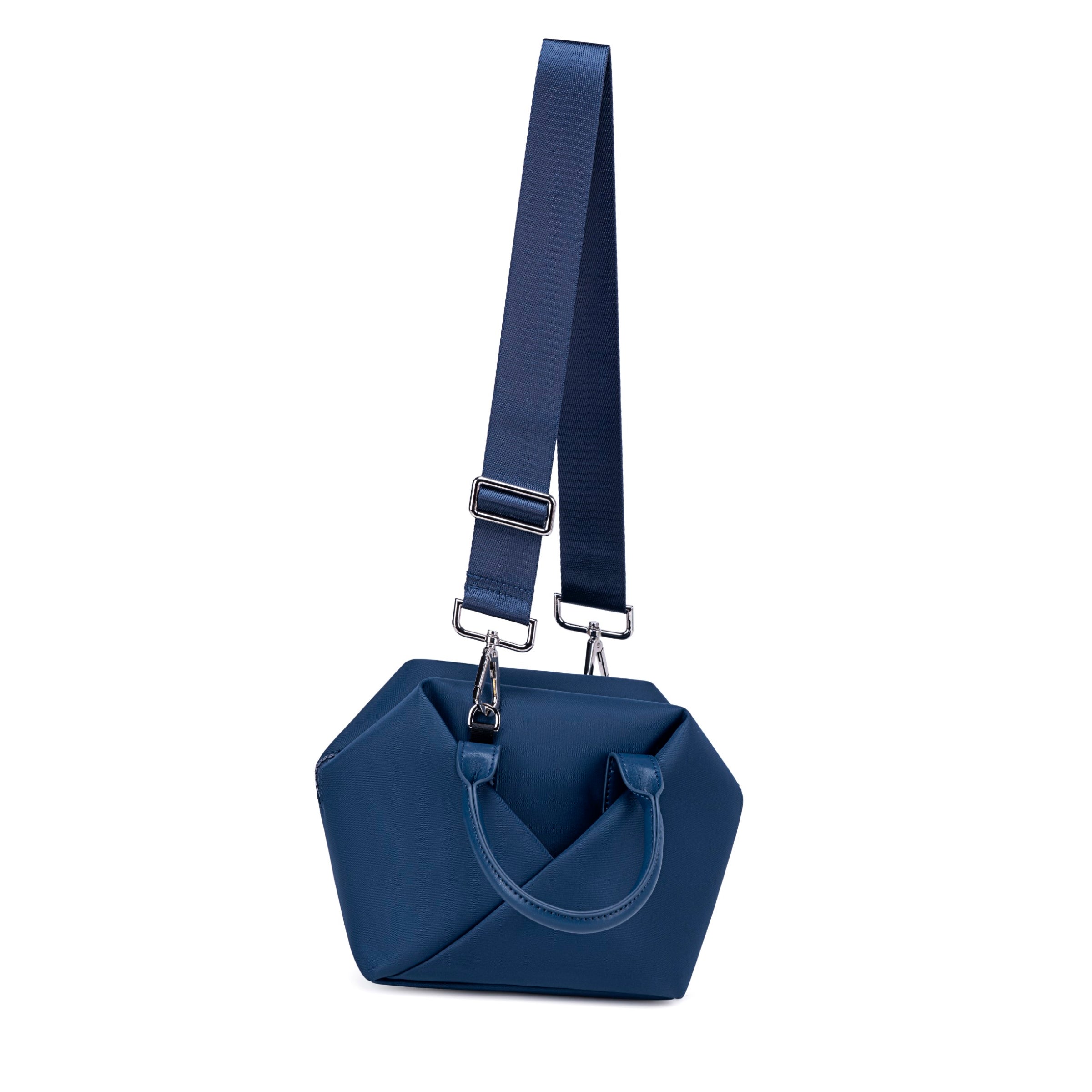 Lux & Nyx Small Origami Crossbody & Handbag Tote Ultra Matte - Navy Blue - Tote Crossbody Mode
