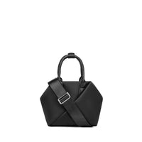 Lux & Nyx Small Origami Crossbody & Handbag Tote Ultra Matte - Black - Tote With Detachable Crossbody Strap, Handbag Mode