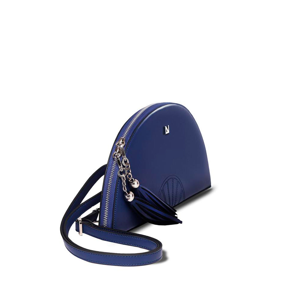 Fan Convertible Crossbody Bag Navy Blue