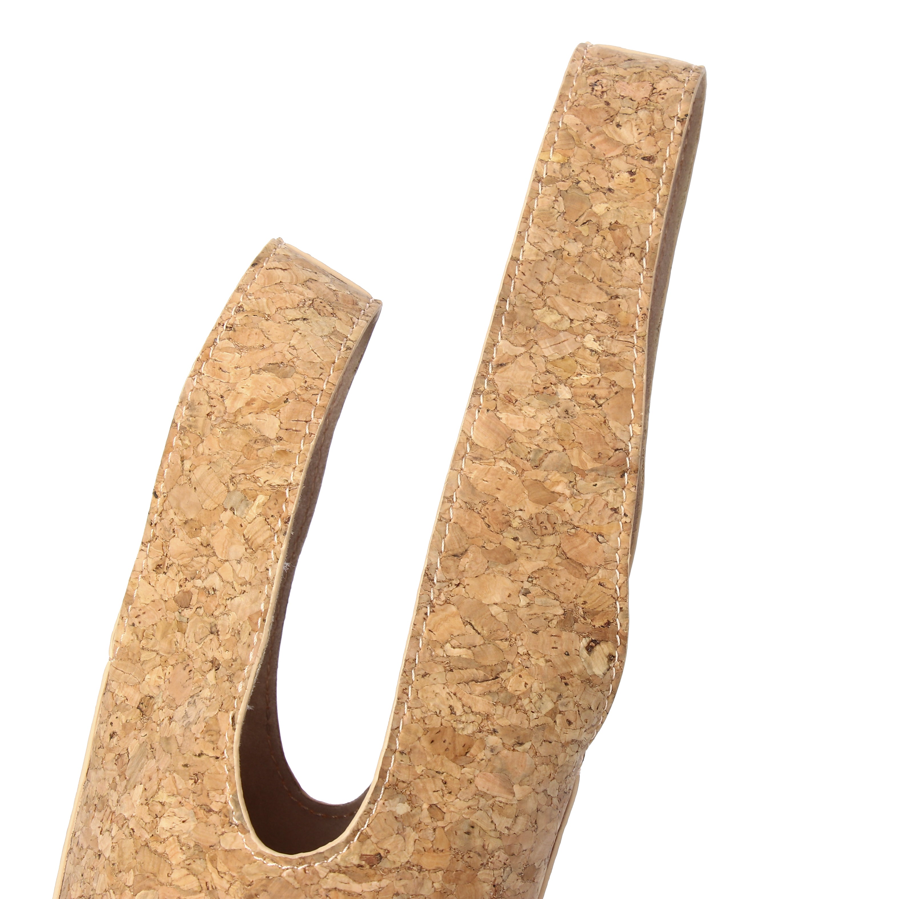 Lux & Nyx Wine Tote - Cork - Knot Handle Detail