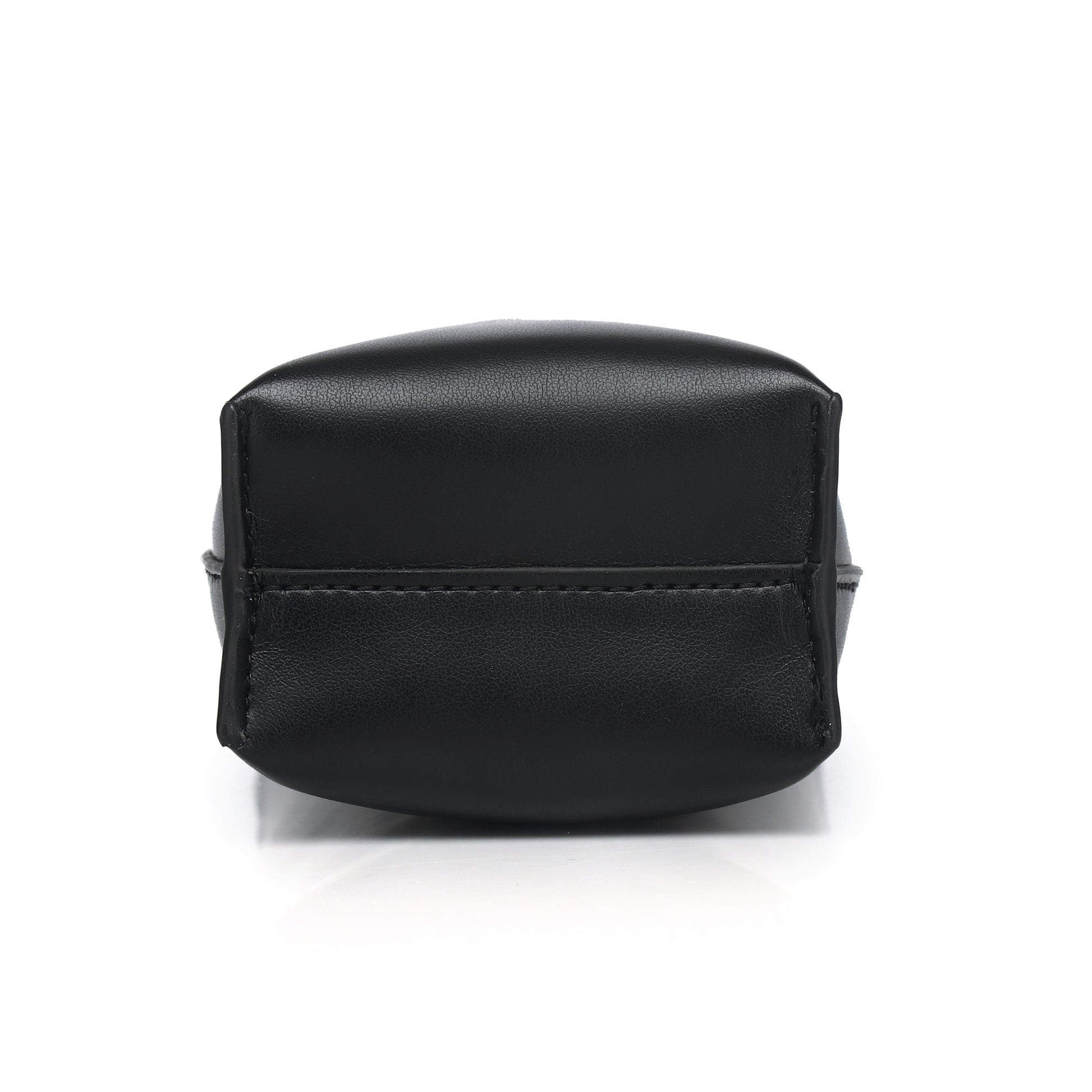 Lux & Nyx Wine Tote - Upcycled Leather - Bottom View of The Wine Tote
