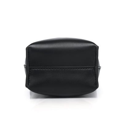 Lux & Nyx Wine Tote - Upcycled Leather - Bottom View of The Wine Tote
