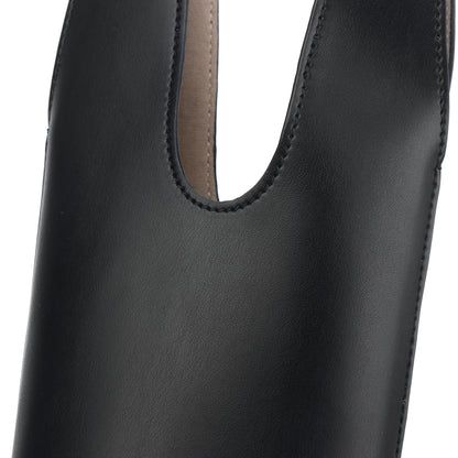 Lux & Nyx Wine Tote - Upcycled Leather - Knot Handle Detail