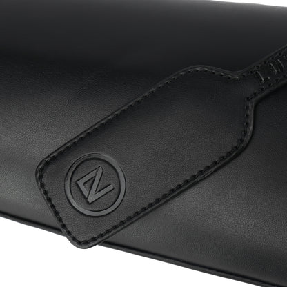 Lux & Nyx Wine Tote - Upcycled Leather - Removable Tag Detail