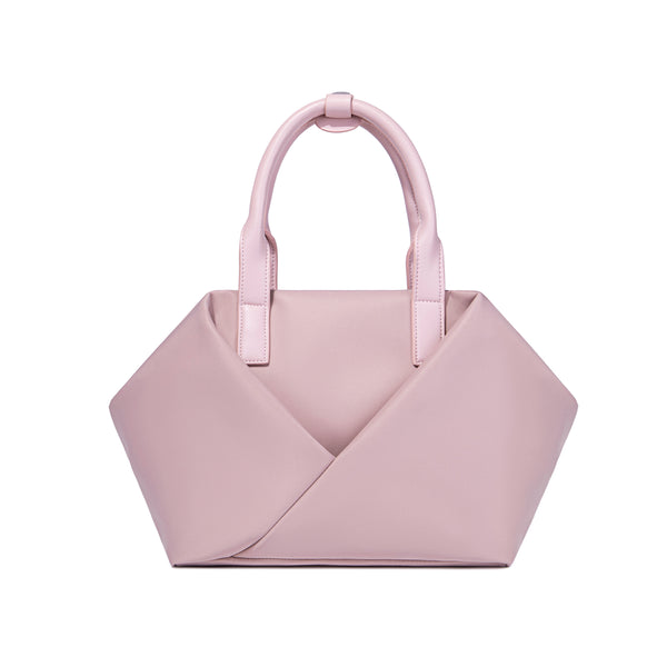 Pink MID ORIGAMI TOTE ULTRA MATTE bag - Front View