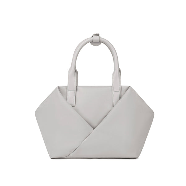Gray MID ORIGAMI TOTE ULTRA MATTE bag - Front View